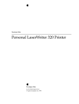 Apple Personal LaserWriter NTR Specifications