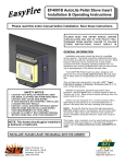 Sierra Products EF-5001UB Operating instructions