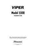 Viper 5500 Installation guide