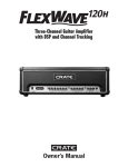 Crate Flexwave FW120H Owner`s manual