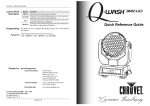 Chauvet Q-Wash 250 User manual