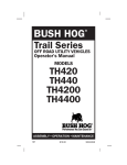 Bush Hog TH420 Operator`s manual