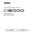 Yamaha D5000 Specifications