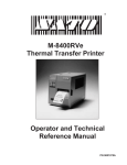 SATO M-8400RVe Operator`s manual
