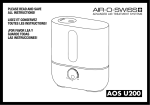 Air-O-Swiss AOS U200 Technical data