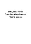 Cotek S300 Series User`s manual