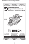 Bosch PL1682 Specifications