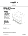 Cornelius ED Series Installation manual