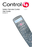 Control 4 RCZ-SRC1-B User guide