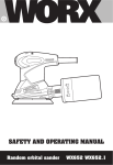 Worx WX652 Instruction manual