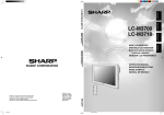 Sharp LC-M3710 Operating instructions