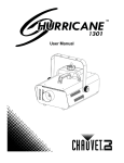 Chauvet Hurricane User manual