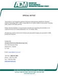 Anodyne Electronics Manufacturing AA83-001 Specifications