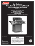 Coleman 8100 series Specifications