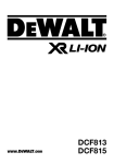 DeWalt DCF815 Technical data