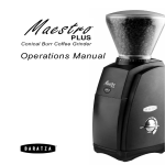 Baratza Maestro Plus Troubleshooting guide