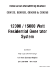 Rheem GEN12S Installation manual