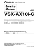 Crystal Acoustics THX-T3 SE Service manual