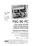Dittel FSG 90 PC Operator`s manual