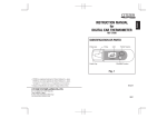 Citizen CT830 Instruction manual