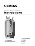 Siemens PR4018-05 Instruction manual