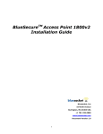 ADTRAN BlueSecure Controller Installation guide