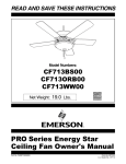 Emerson CF713BS00 Owner`s manual