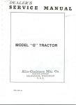 Allis-Chalmers Model G Service manual
