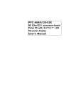 Advantech PPC-A84/A120-X5X User`s manual