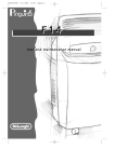DeLonghi F14 Instruction manual
