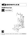 Bowflex PR3000 Owner`s manual