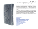 Arris Touchstone TM702 User`s guide