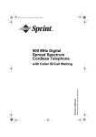 Radio Shack 900 MHz Digital Spread Spectrum Cordless Phone Owner`s manual
