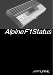 Alpine MRV-F900 - Amplifier Owner`s manual