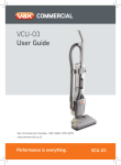 Vax VCU-03 User guide