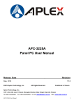 Aplex APC-3228A User manual