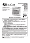Procom MD300HBA-BB Owner`s manual