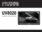 Audiovox Phase Linear UDV7 Owner`s manual