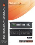 A-Neu Video ANI-MOD Series Instruction manual
