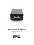 Empirical Audio Pace-Car USB User manual