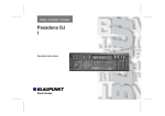 Blaupunkt Pasadena DJ Operating instructions