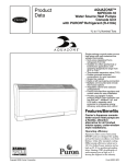 Carrier AQUAZONE 50RLP Product data