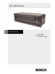 Bosch LTC 8714 Instruction manual