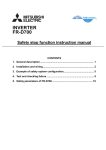 Mitsubishi Electric FR-D700 Instruction manual