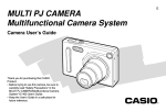 Casio E MULTI PJ CAMERA Multifunctional Camera System User`s guide