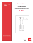 Alcoa 2025 Series Instruction manual