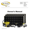 Carmanah GP-PWM-30 Owner`s manual