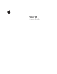 Apple Pages User`s guide
