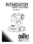 Chauvet CH-158 User manual