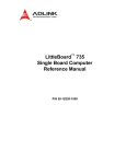 ADLINK Technology LittleBoard 735 Specifications